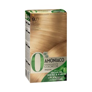 Coloración permanente 0% amoníaco 9.0 rubio muy claro luminoso Colorcor