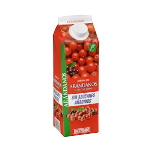 Bebida de arándanos y frutas rojas Hacendado sin azúcares añadidos