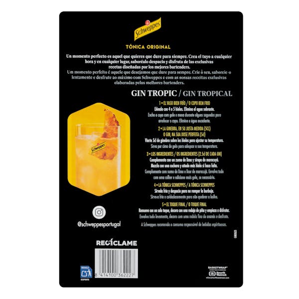 Tónica original Schweppes