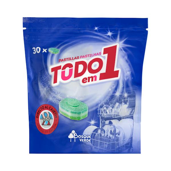Imagen de Lavavajillas Todo en 1 Bosque Verde en pastillas