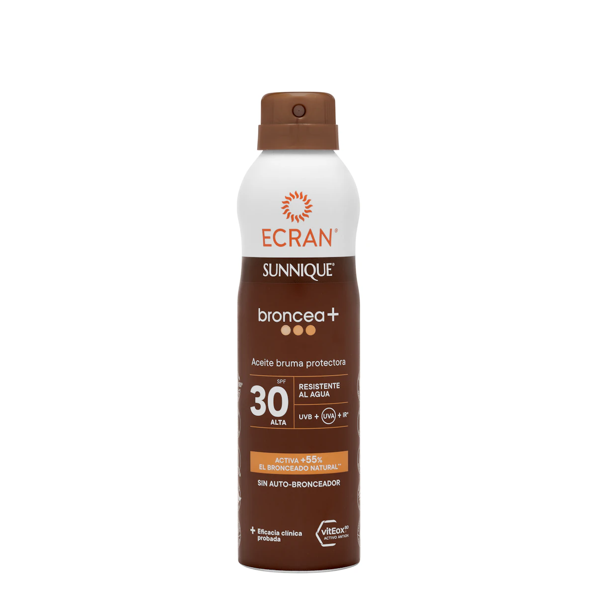 Aceite bruma protectora Sunnique Ecran FPS 30 – Mercadona – صورة إعلانية للمنتج