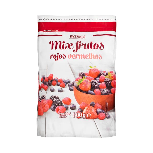 Mix frutos rojos Hacendado ultracongeladas