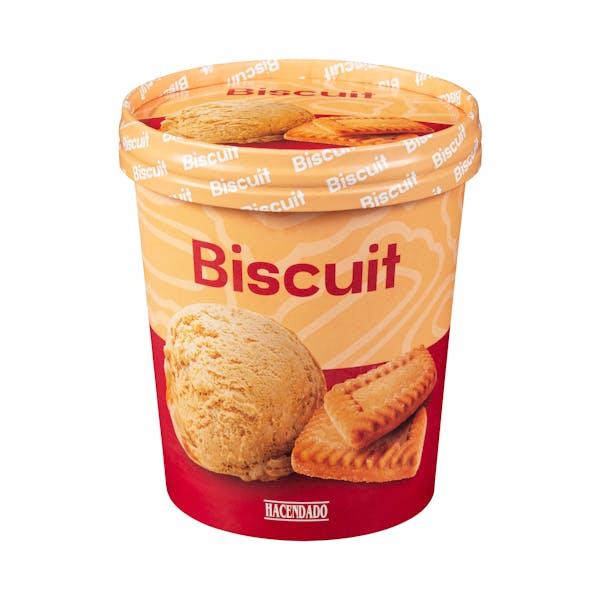 Helado Biscuit Hacendado sabor galleta caramelizada