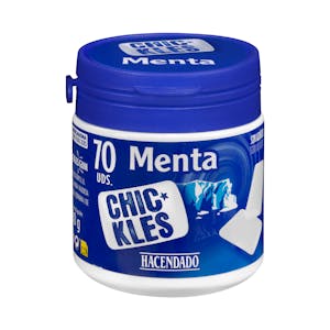 Chicles menta fuerte gragea Hacendado