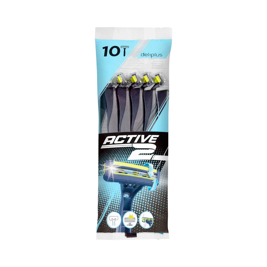 Maquinillas de afeitar desechables Deliplus Active 2 hojas – Mercadona – صورة المنتج