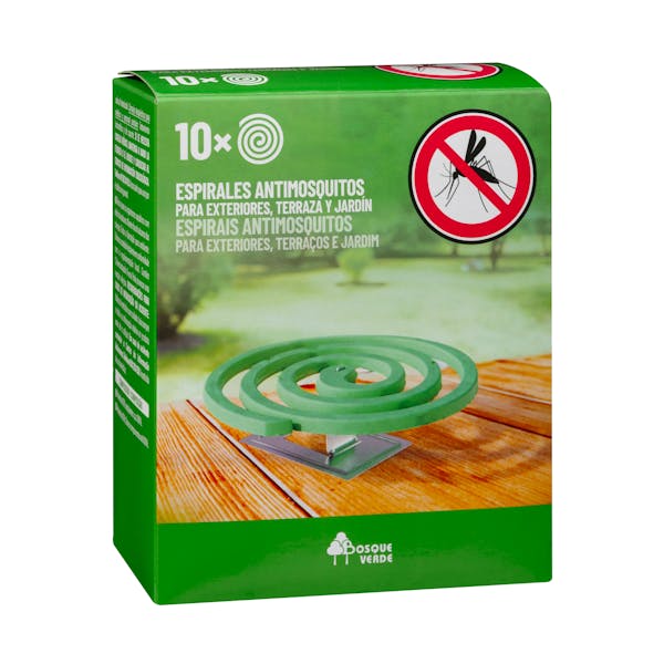 Imagen de Espirales antimosquitos Bosque Verde para exteriores