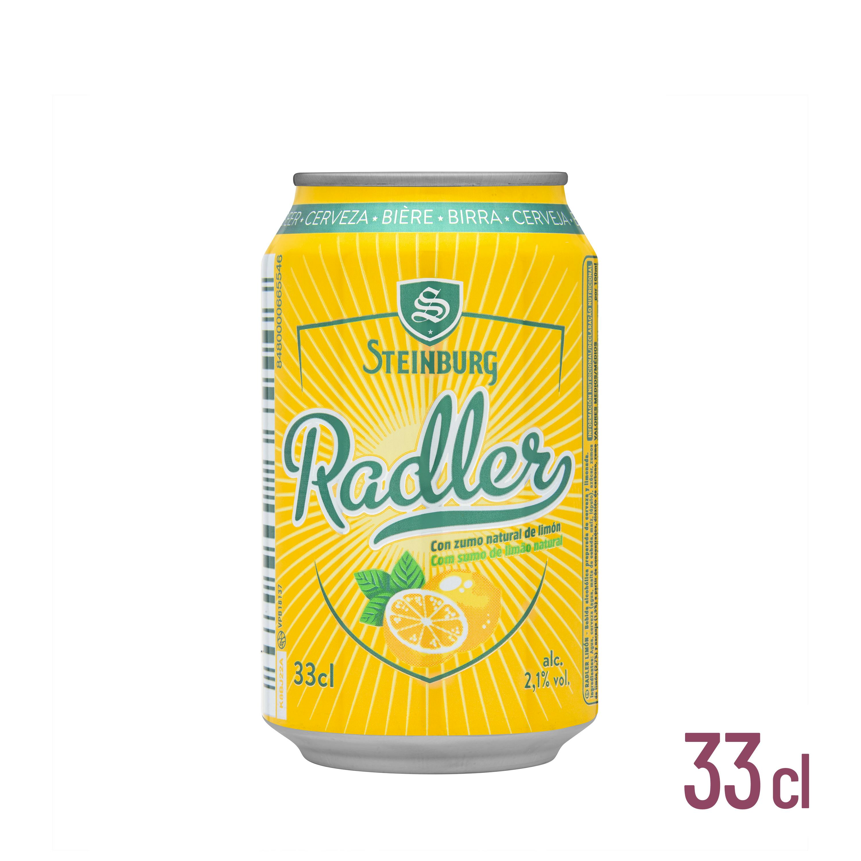 Cerveza Radler Con Zumo Natural De Limón Steinburg | Mercadona Compra ...