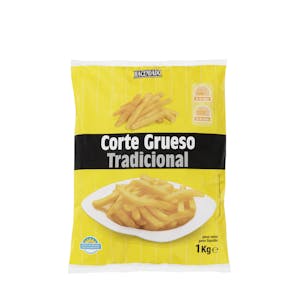 Patatas corte grueso Hacendado ultracongeladas