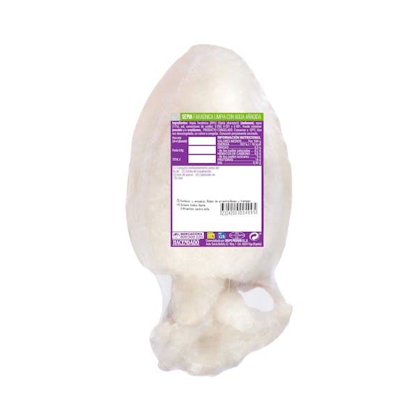 Imagen de Sepia faraónica limpia Hacendado congelada