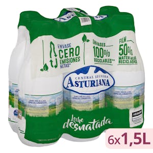 Leche desnatada Asturiana