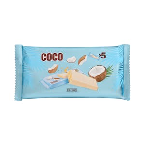Barritas crujientes Hacendado recubiertas de coco