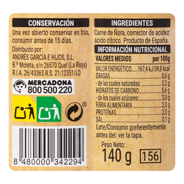 Carne de Ñora Hacendado