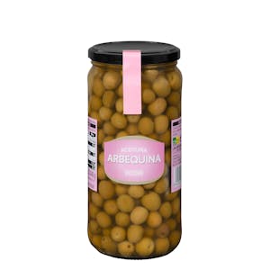 Aceitunas Verdes Arbequina con Hueso Hacendado 0.72 KG