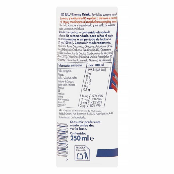 Bebida energética Red Bull