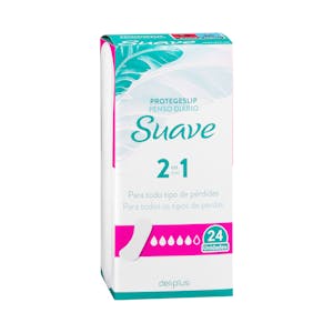 Protegeslip y compresa 2 en 1 Deliplus Suave