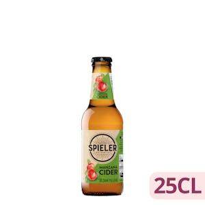 Bebida cider con gas Spieler sabor a manzana