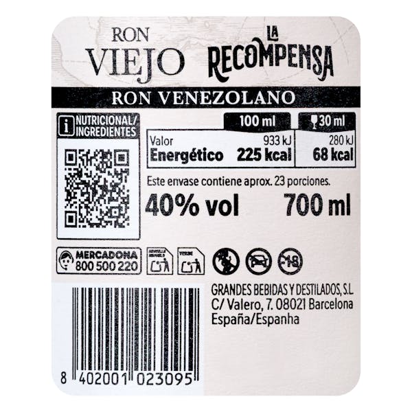 Ron viejo La Recompensa