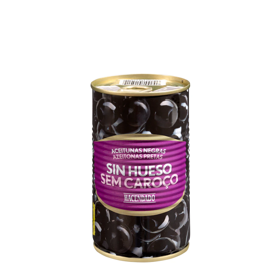 Aceitunas negras sin hueso Hacendado – Mercadona – صورة المنتج