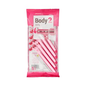 Maquinillas depilación desechables Deliplus Body 2 hojas
