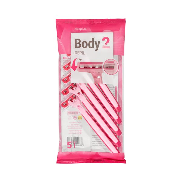 Imagen de Maquinillas depilación desechables Deliplus Body 2 hojas