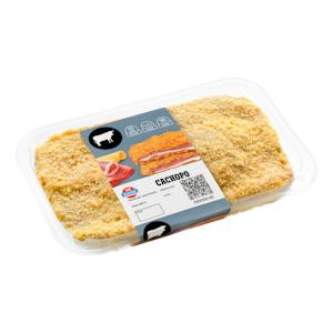 Cachopo de vacuno con jamón y queso sin gluten