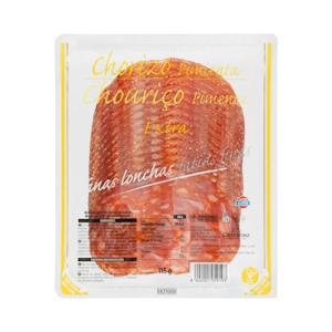 Chorizo extra pimienta Hacendado finas lonchas