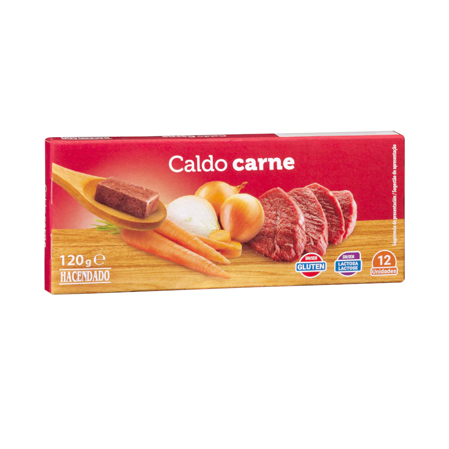 Caldo de carne Hacendado en pastillas – Mercadona – صورة المنتج