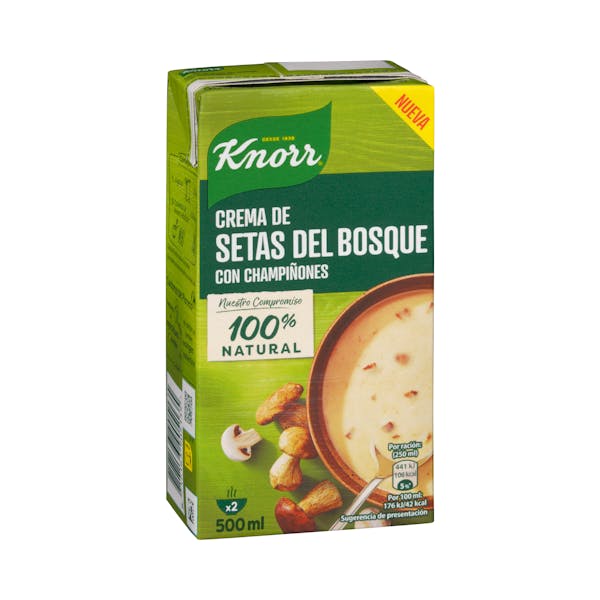 Crema de setas del bosque Knorr con champiñones Mercadona compra online