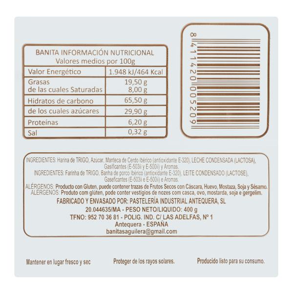 Etiqueta / ingredientes