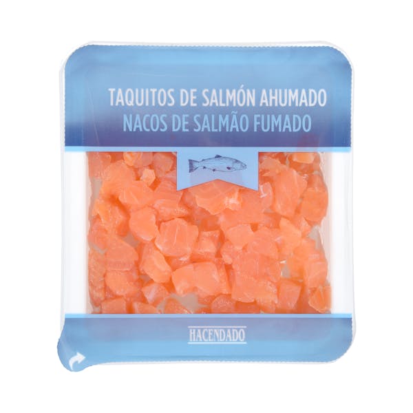 Taquitos de salmón ahumado Hacendado