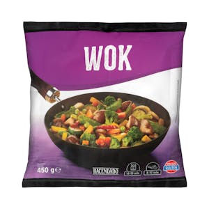 Wok de verduras Hacendado ultracongelado
