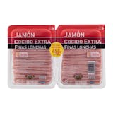 Jamón cocido extra Hacendado finas lonchas