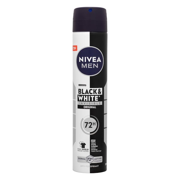 Imagen de Desodorante invisible Black & White Nivea Men antitranspirante