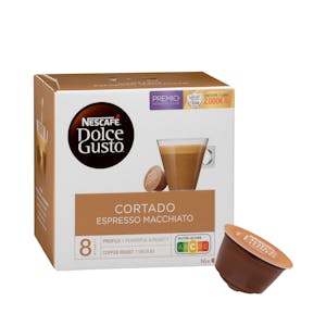 Café en cápsula cortado Dolce Gusto