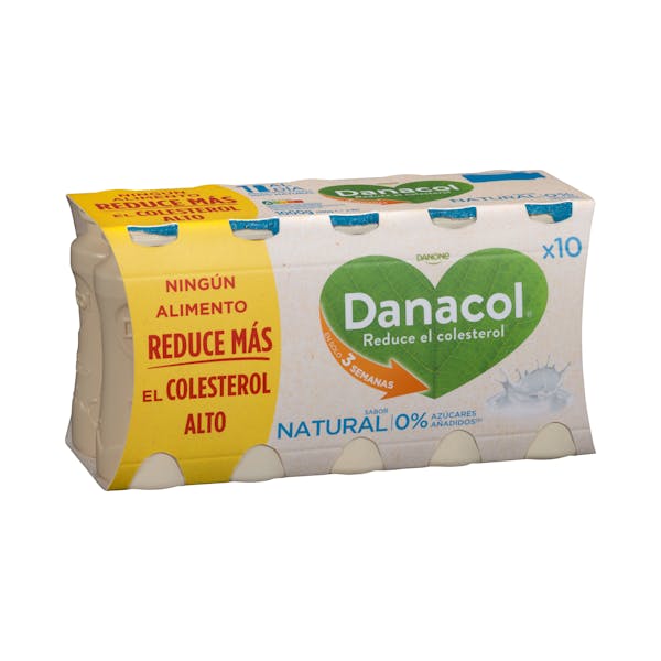 Imagen de Bebida láctea natural Danacol 0% azúcares añadidos 0% MG