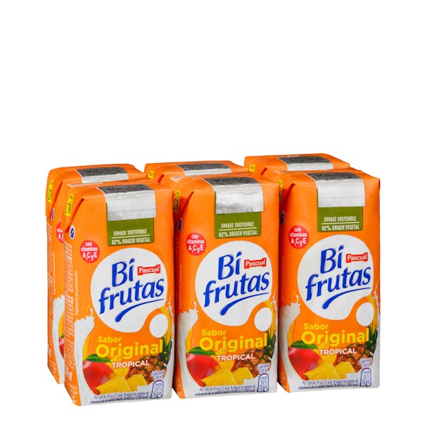 Fruta + leche tropical Bifrutas