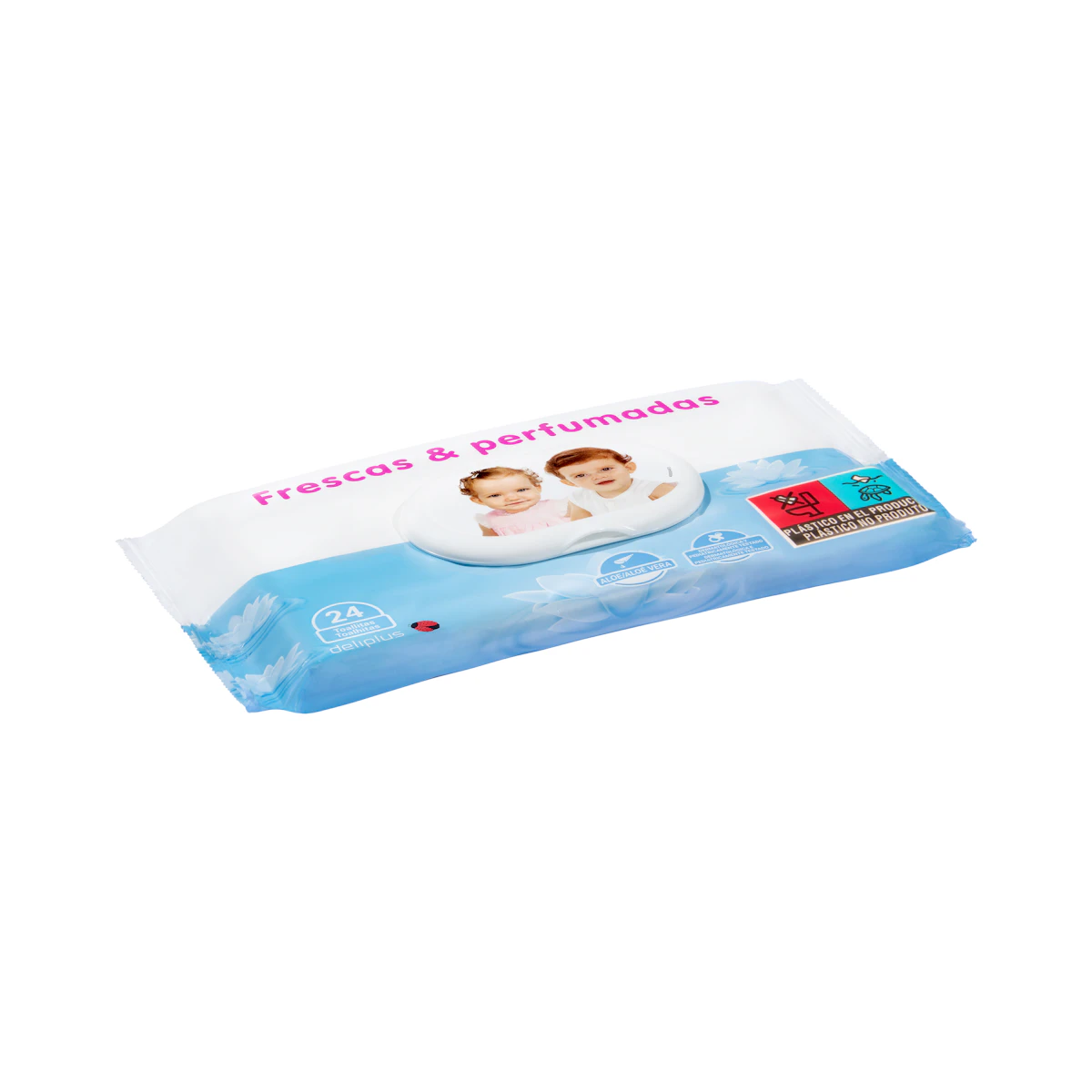 Toallitas bebé frescas & perfumadas Deliplus – Mercadona – صورة إعلانية للمنتج