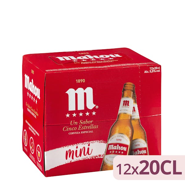 Cerveza especial mini Mahou