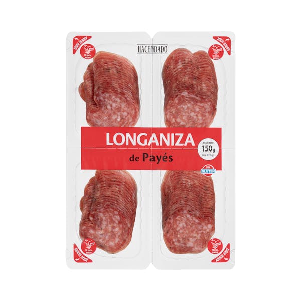 Imagen de Longaniza de payés extra Hacendado lonchas
