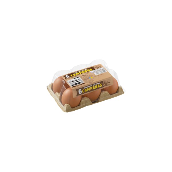 Huevos de gallinas camperas 6 ud. en Mercadona