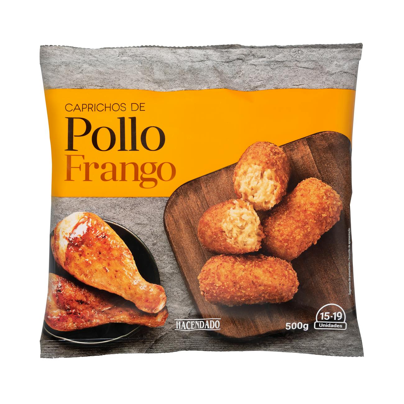 Croquetas caprichos de pollo Hacendado ultracongeladas