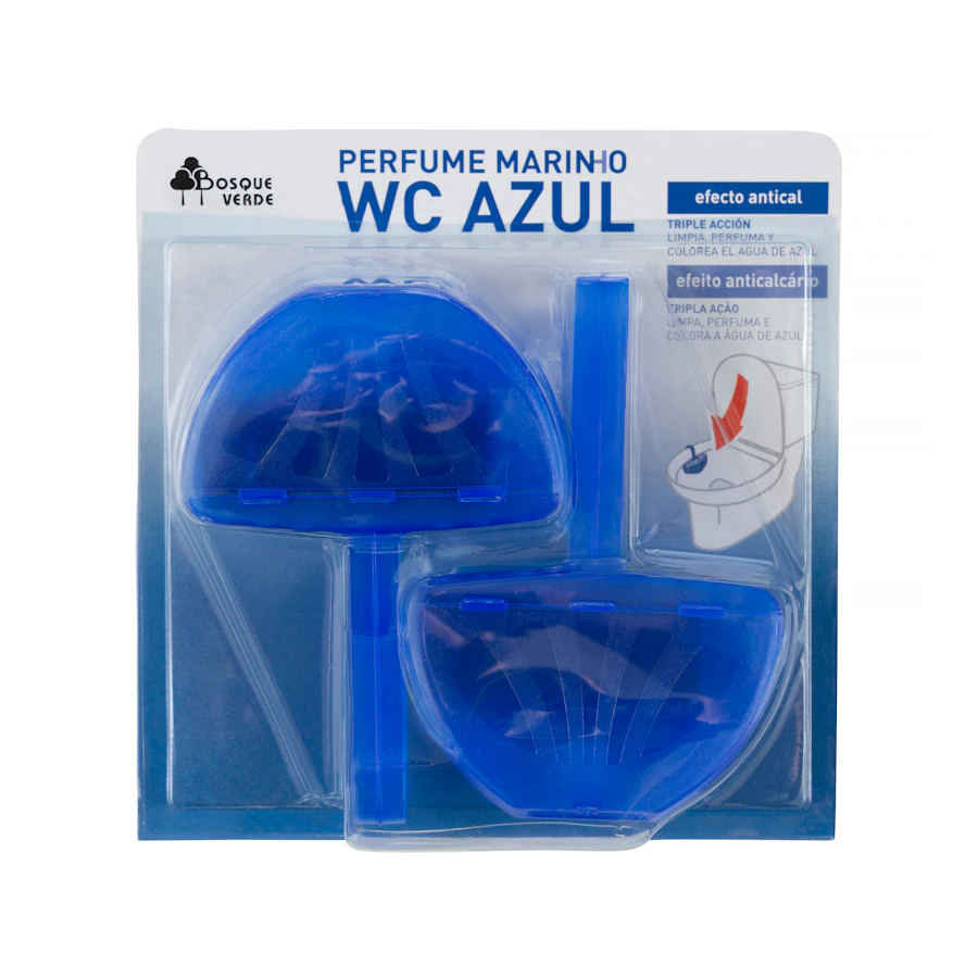Colgador WC Azul perfume marino Bosque Verde – Mercadona – صورة المنتج