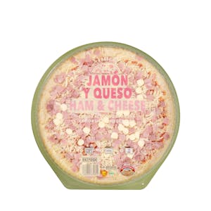 Pizza jamón y queso Hacendado