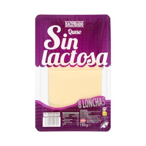 Queso lonchas sin lactosa de vaca Hacendado