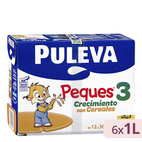 Preparado lácteo con cereales crecimiento Peques 3 Puleva