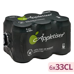 Refresco de manzana natural Appletiser con burbuja fina