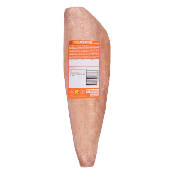 Filete de salmón rosado salvaje con piel Hacendado ultracongelado