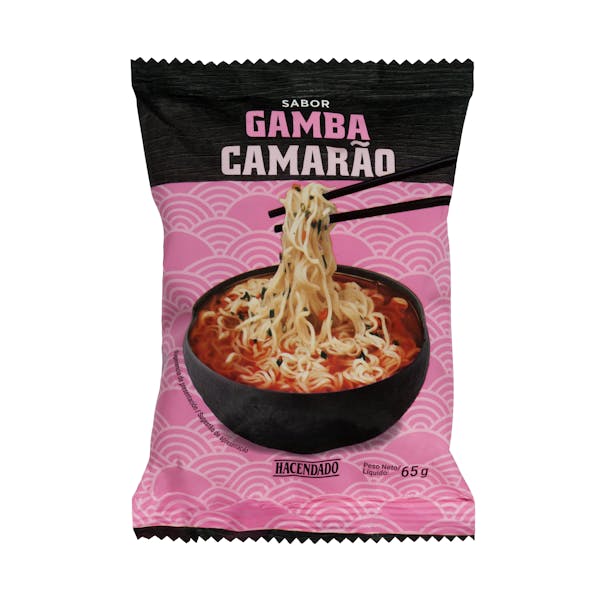 Fideos orientales sabor gamba Hacendado