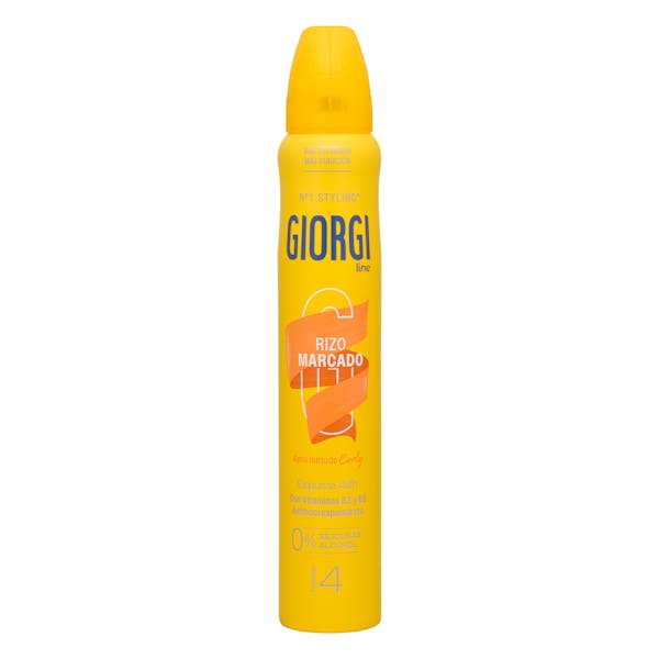 Espuma cabello Rizos Descarados Giorgi fijación 4