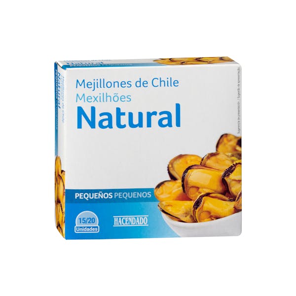 Mejillones al natural Hacendado pequeños